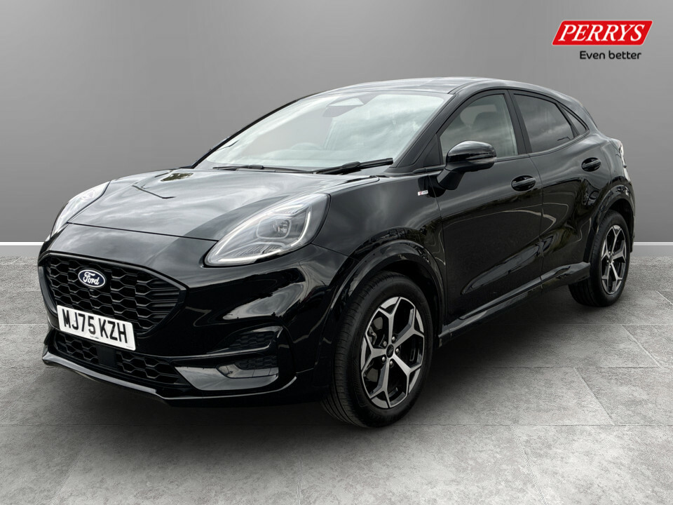 Ford Puma 1.0 Ecoboost Hybrid Mhev St-line Dct MJ75KZH Black #3