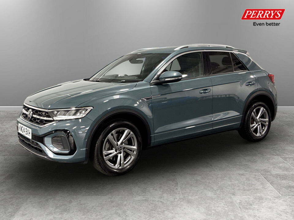 Volkswagen T-Roc 2.0 Tdi 150 Evo R-line Dsg KW24BXH Blue #3