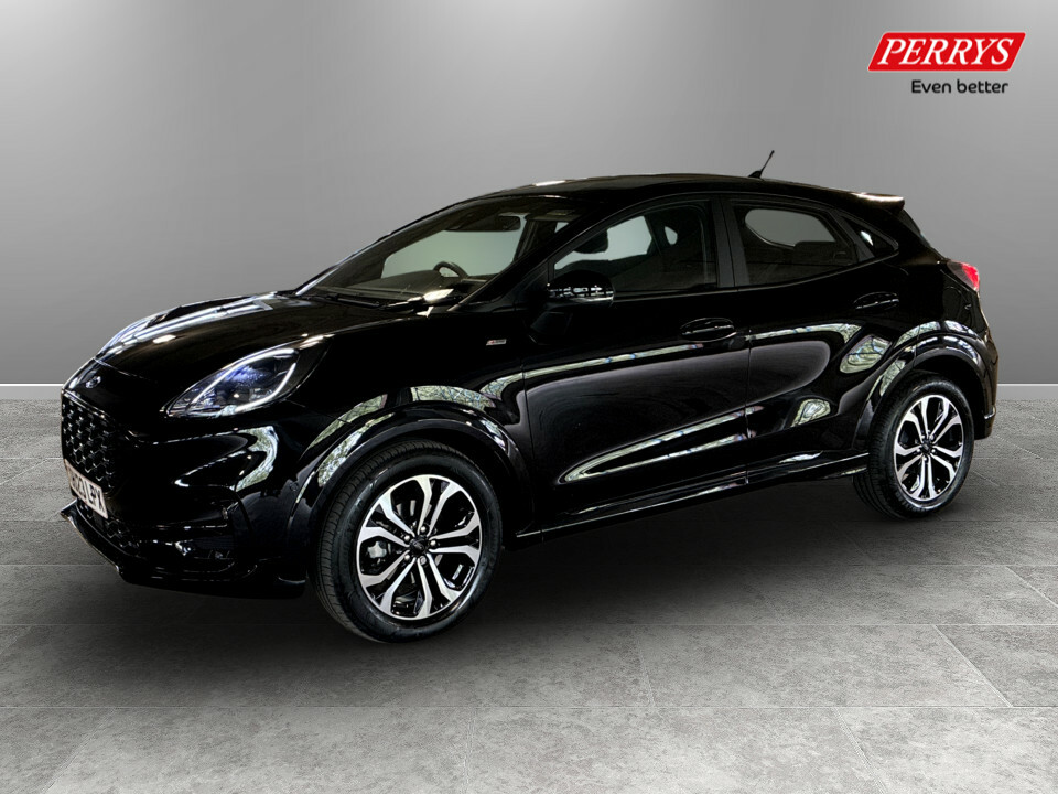 Ford Puma 1.0 Ecoboost Hybrid Mhev St-line Dct OU23LPX Black #3