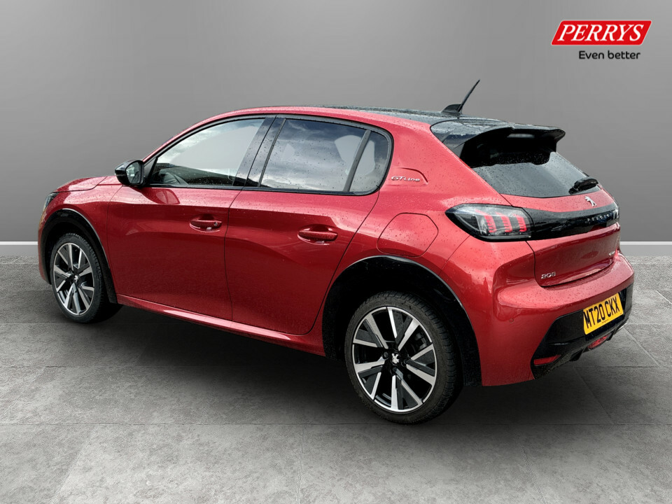 Peugeot 208 1.2 Puretech 130 Gt Line Eat8 MT20CKX Red #5