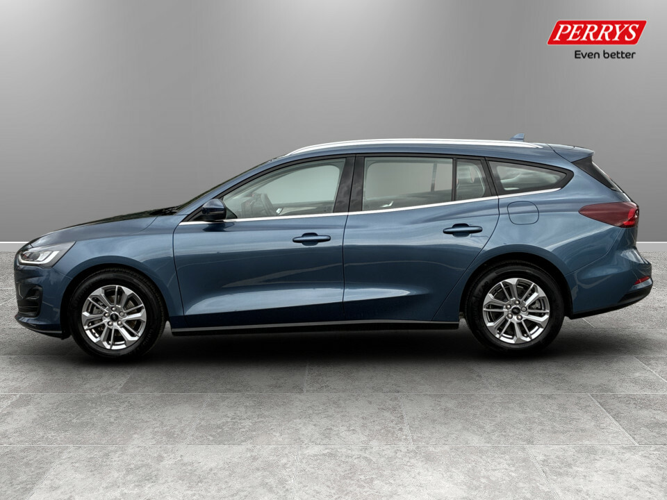 Ford Focus 1.0 Ecoboost Hybrid Mhev Titanium LO23FMX Blue #4