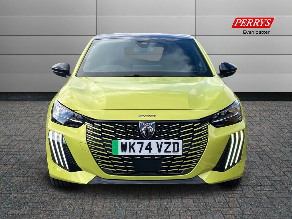 Peugeot e-208 115Kw Gt 51Kwh WK74VZD Yellow #4