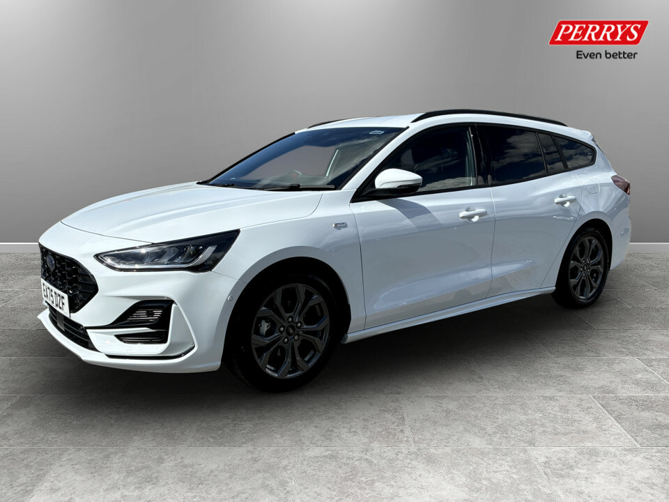 Ford Focus Ford Focus 1.0 Ecoboost Hybrid Mhev St-line EA75DZF White #3