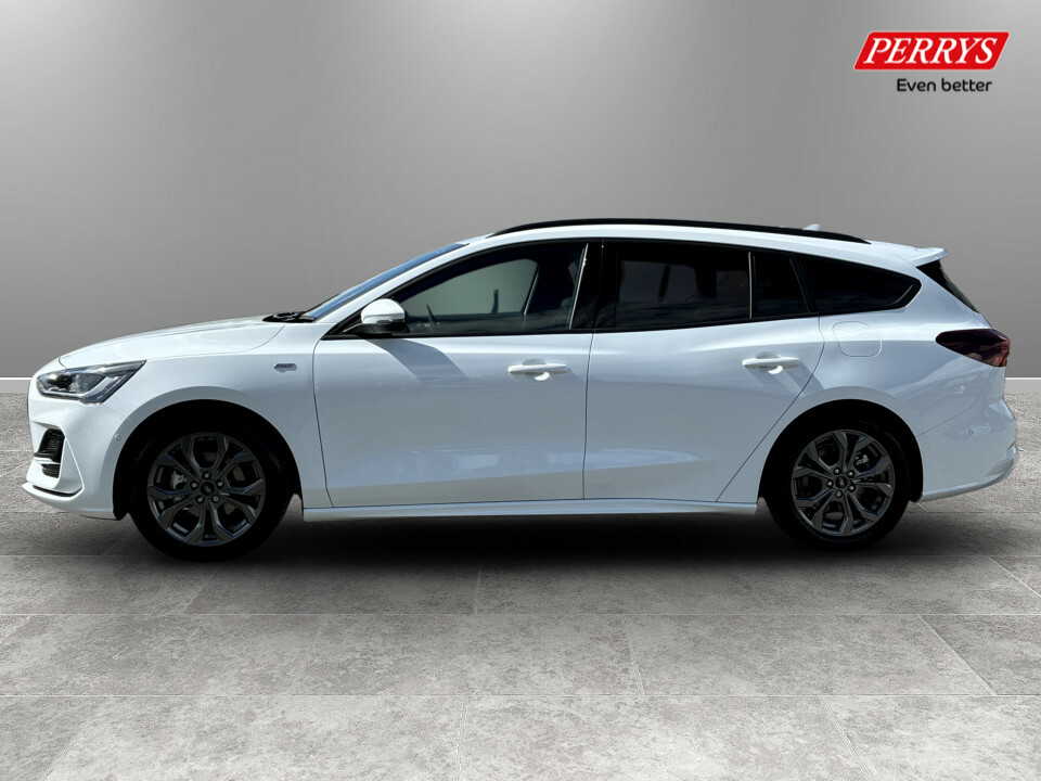 Ford Focus Ford Focus 1.0 Ecoboost Hybrid Mhev St-line EA75DZF White #4