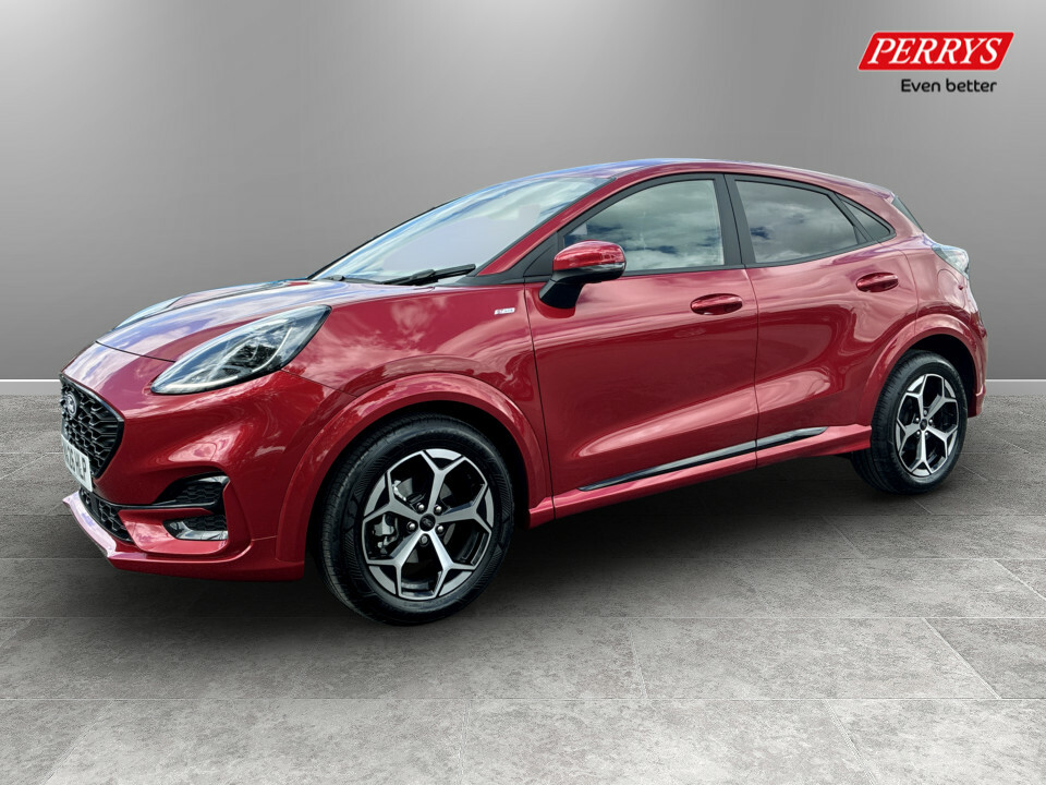 Ford Puma 1.0 Ecoboost Hybrid Mhev St-line WA26HLP Red #3