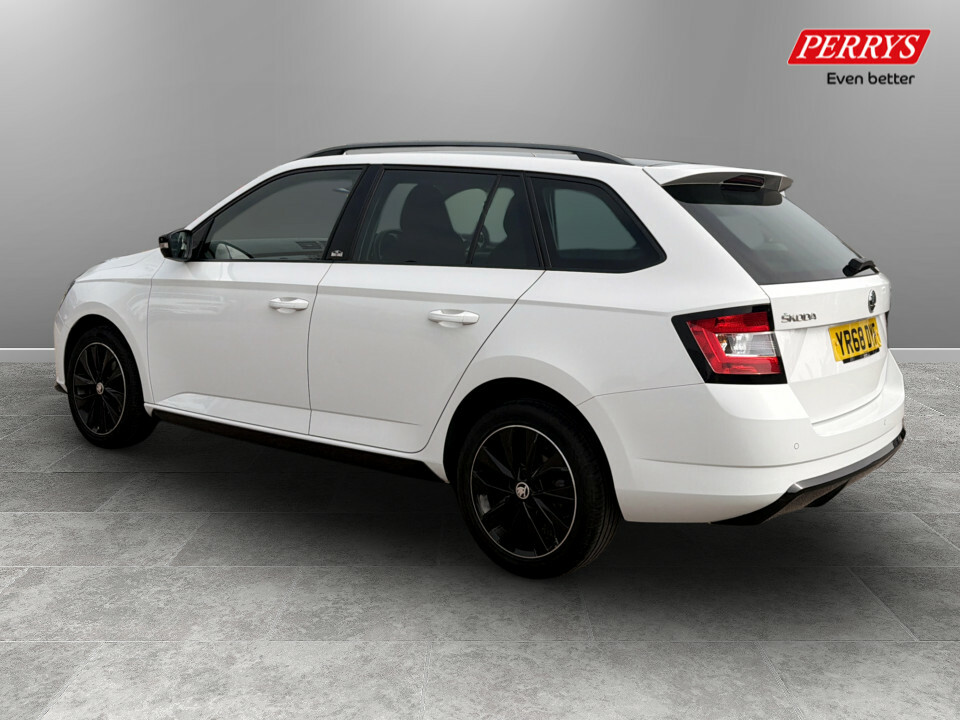 Skoda Fabia 1.0 Tsi 110 Monte Carlo YR68DYF White #5