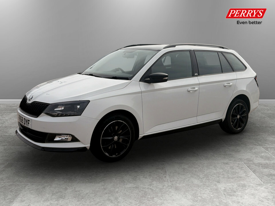 Skoda Fabia 1.0 Tsi 110 Monte Carlo YR68DYF White #3