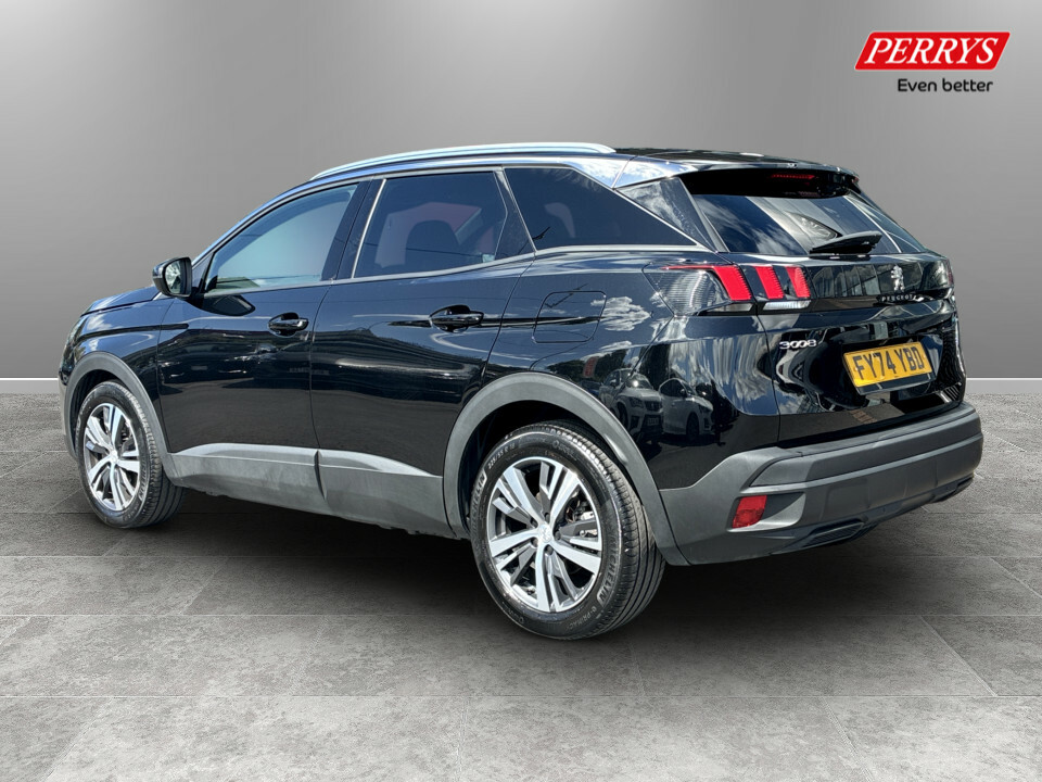 Peugeot 3008 1.6 Hybrid 180 Active E-eat8 FY74YBD Black #5