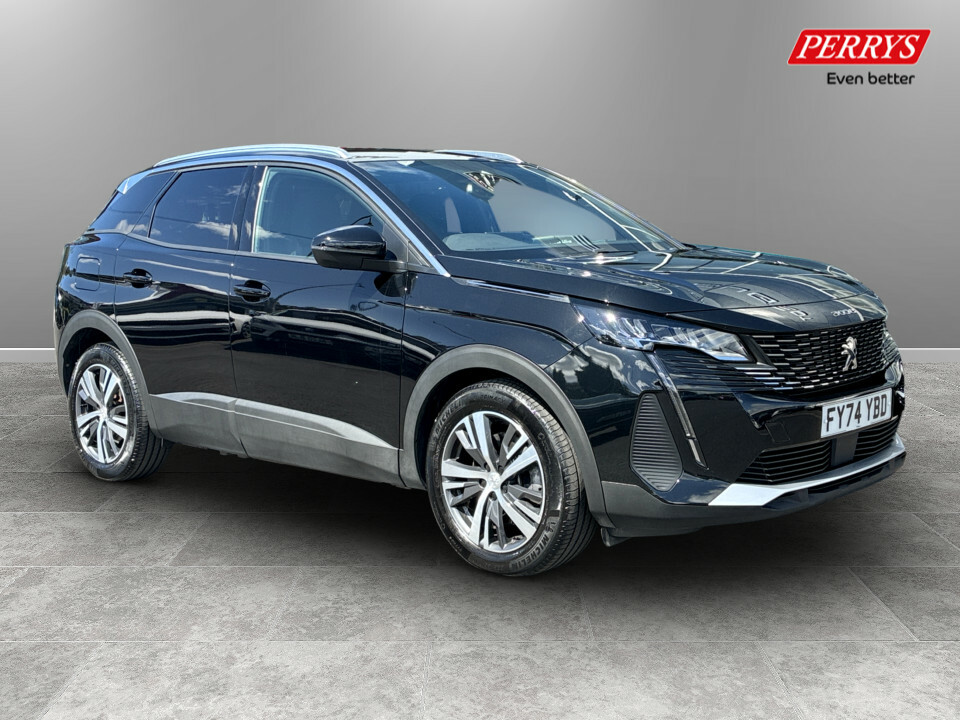 Peugeot 3008 1.6 Hybrid 180 Active E-eat8 FY74YBD Black