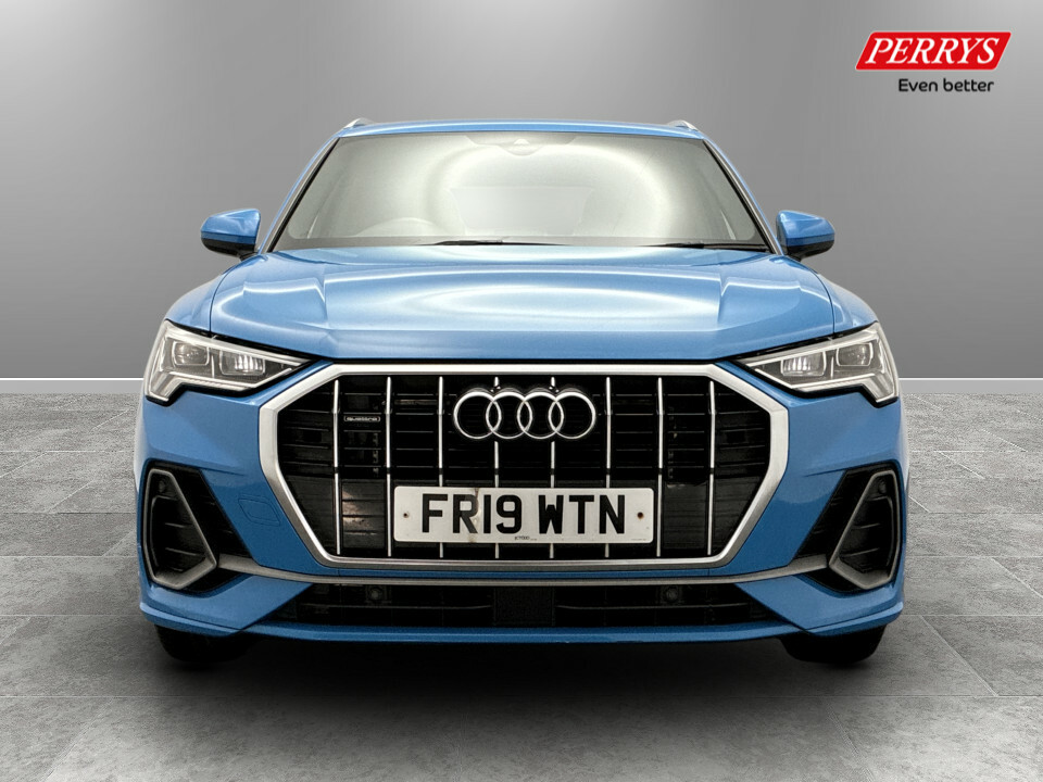Audi Q3 40 Tdi Quattro S Line S Tronic FR19WTN Blue #2