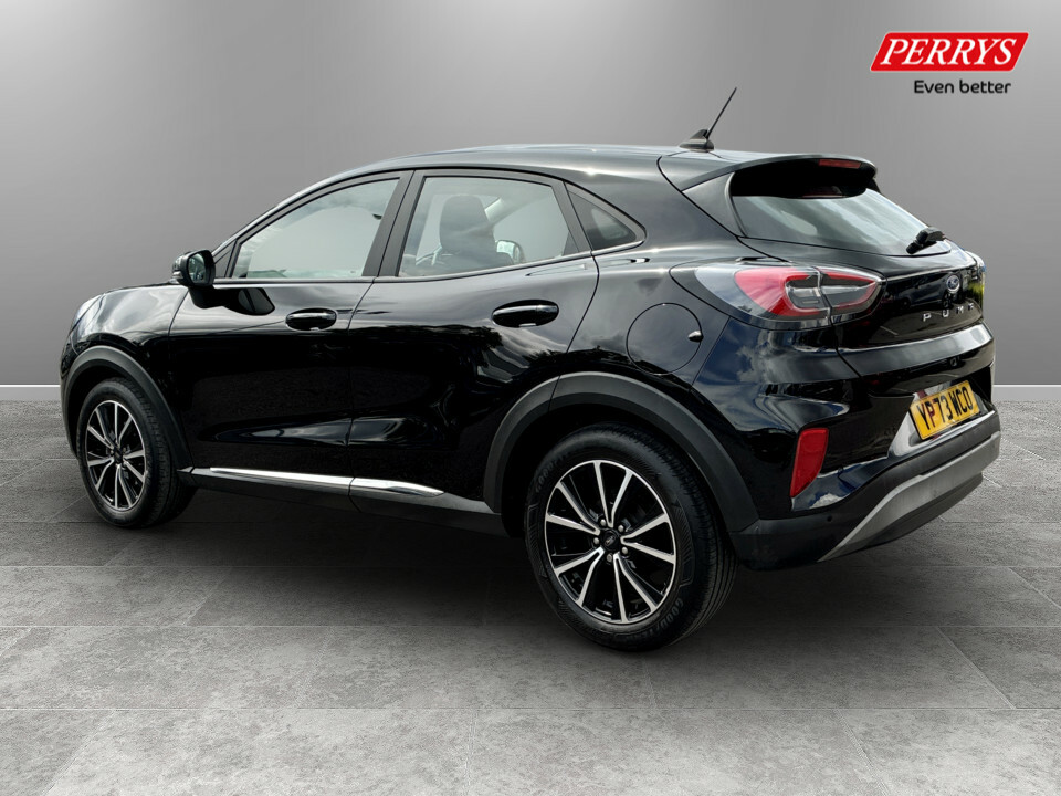 Ford Puma 1.0 Ecoboost Hybrid Mhev Titanium YP73WCO Black #5