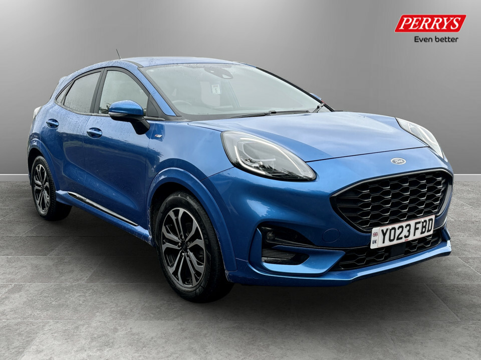 Ford Puma 1.0 Ecoboost Hybrid Mhev St-line YO23FBD Blue