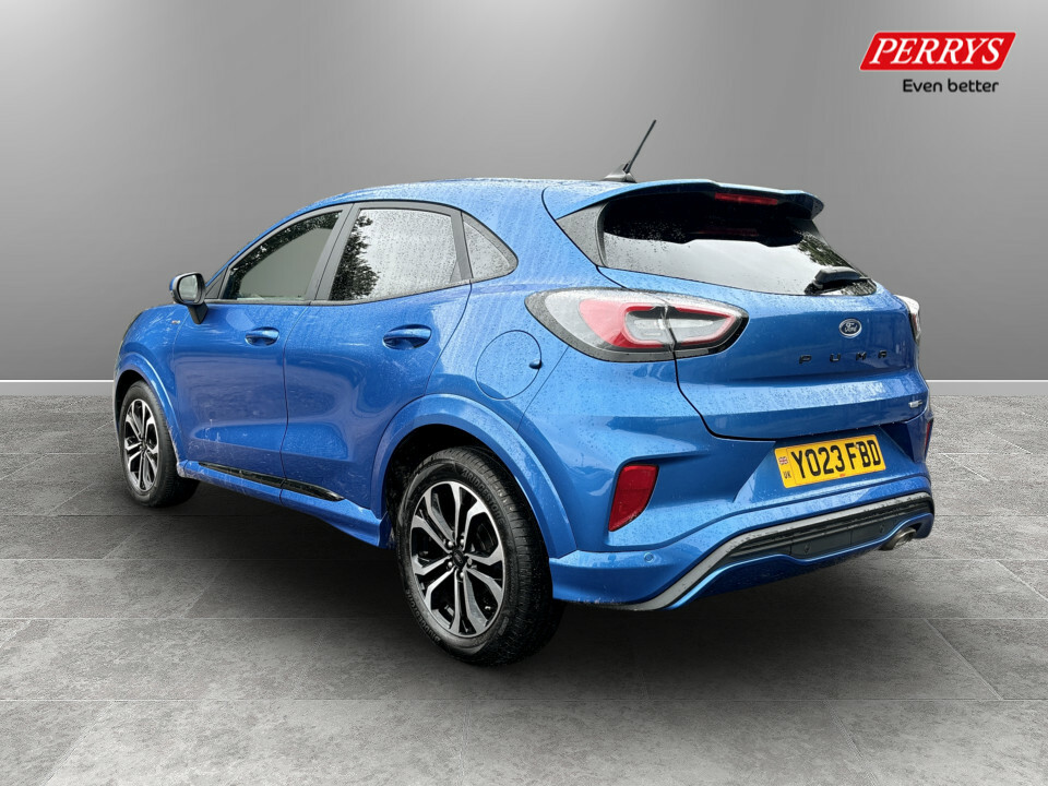 Ford Puma 1.0 Ecoboost Hybrid Mhev St-line YO23FBD Blue #5