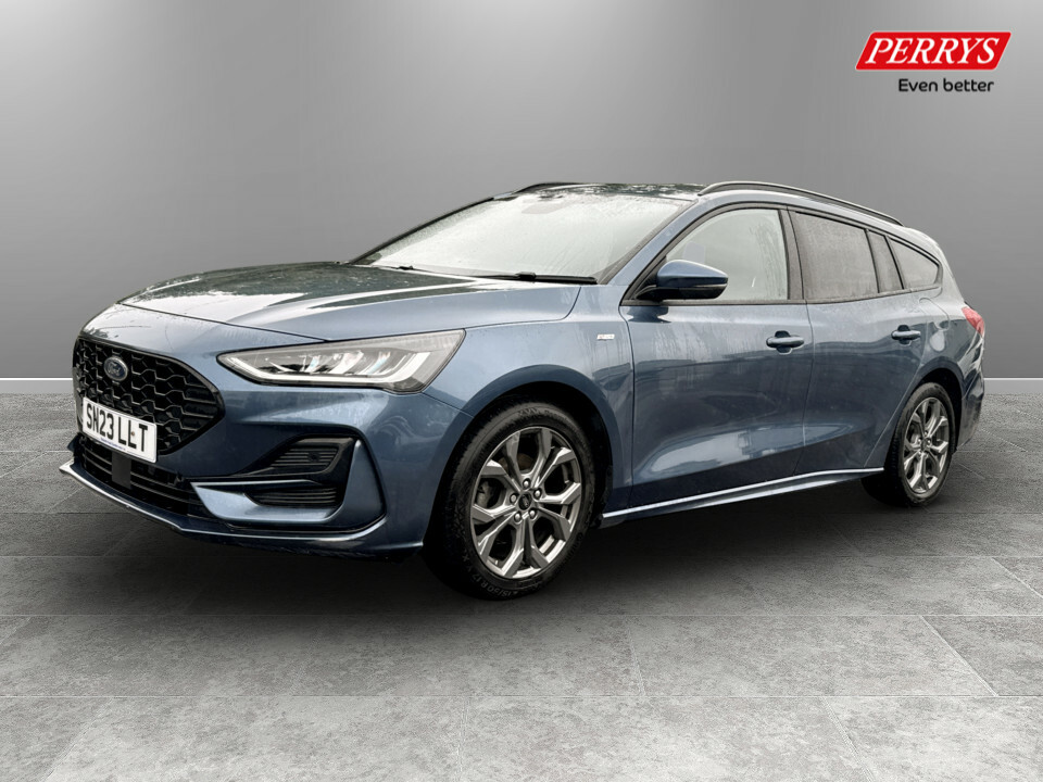 Ford Focus Focus St-line Estate 1.0L Ecoboost 155Ps Mhev Fwd SN23LLT Blue #3