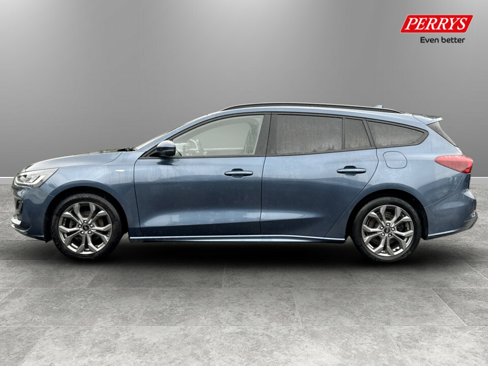 Ford Focus Focus St-line Estate 1.0L Ecoboost 155Ps Mhev Fwd SN23LLT Blue #4