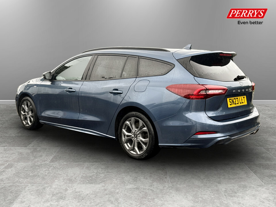 Ford Focus Focus St-line Estate 1.0L Ecoboost 155Ps Mhev Fwd SN23LLT Blue #5
