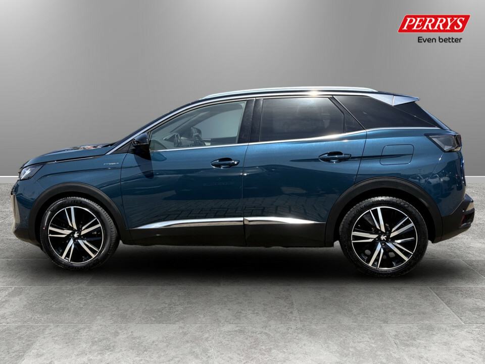 Peugeot 3008 1.6 Hybrid4 300 Gt E-eat8 FE22KWB Blue #4