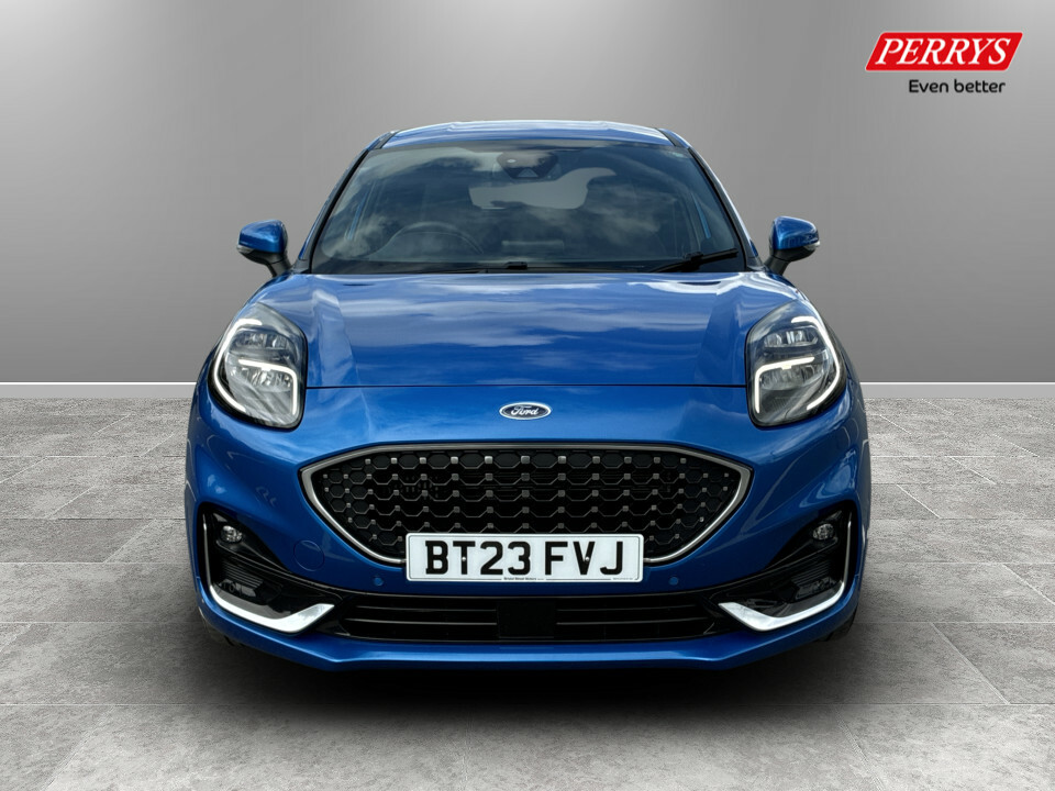 Ford Puma 1.0 Ecoboost Hybrid Mhev 155 St-line Vignale BT23FVJ Blue #2