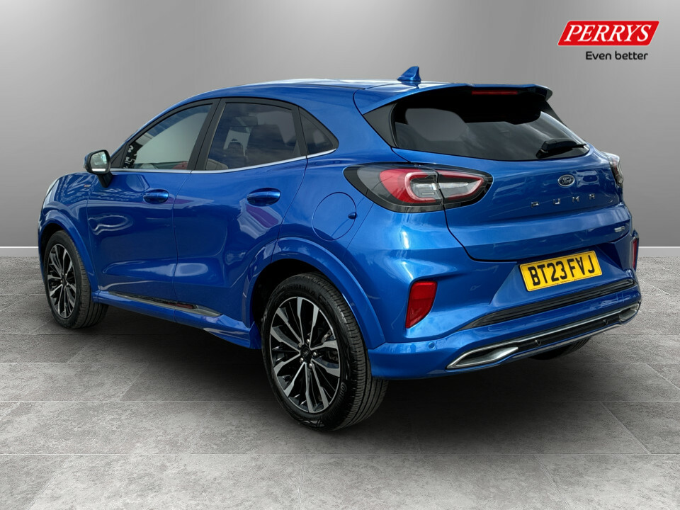 Ford Puma 1.0 Ecoboost Hybrid Mhev 155 St-line Vignale BT23FVJ Blue #5