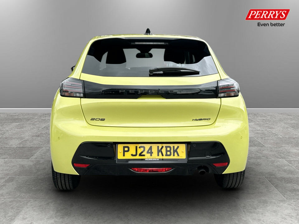 Peugeot 208 1.2 Hybrid 100 Allure E-dsc6 Yellow #6