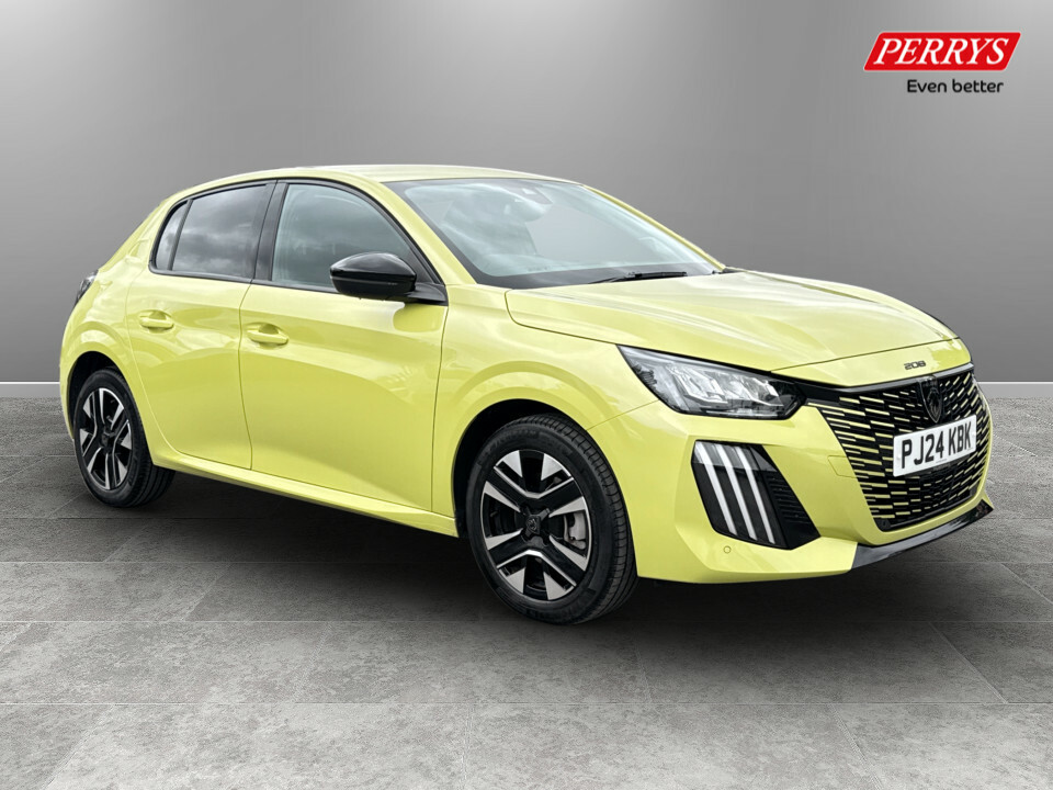 Peugeot 208 1.2 Hybrid 100 Allure E-dsc6 Yellow