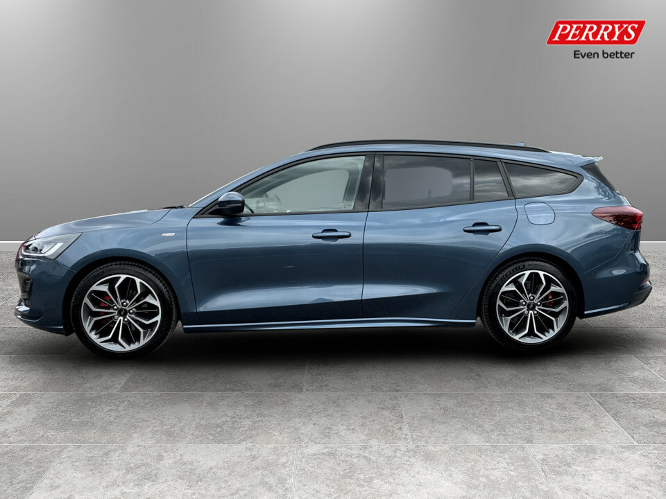 Ford Focus 1.0 Ecoboost Hybrid Mhev 155 St-line X Blue #4