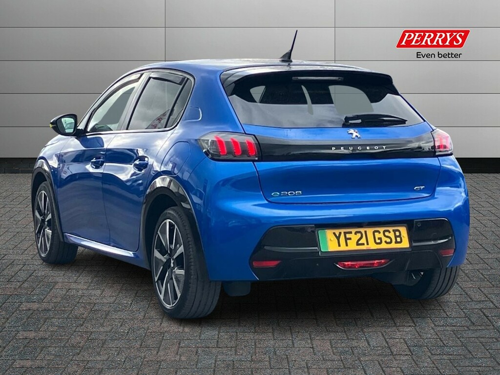 Peugeot e-208 100Kw Gt Premium 50Kwh Blue #2