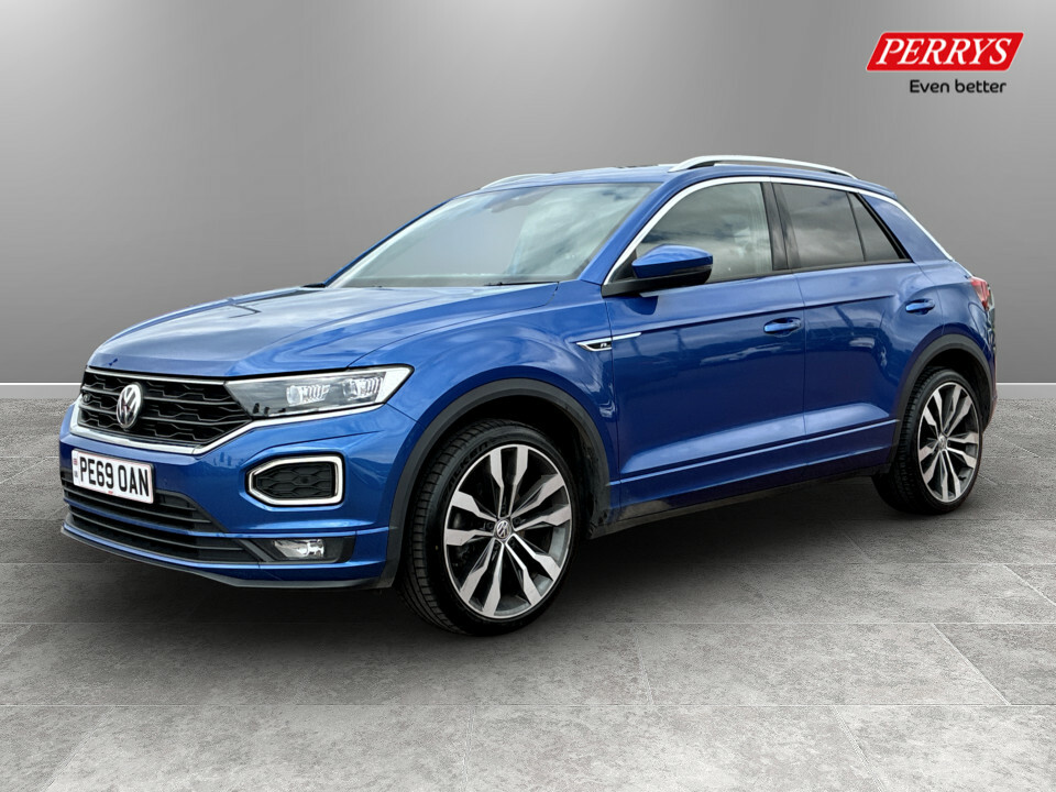 Volkswagen T-Roc 2.0 Tdi 4Motion R-line Blue #3