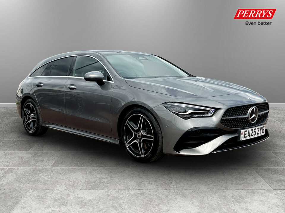 Mercedes-Benz CLA Class 1.3 Cla200h Mhev Amg Line Executive Shooting Bra Grey
