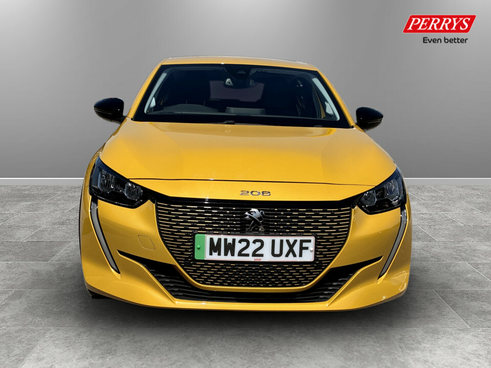 Peugeot e-208 100Kw Allure Premium 50Kwh Yellow #2