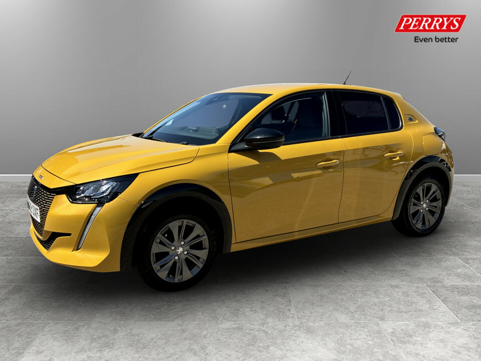 Peugeot e-208 100Kw Allure Premium 50Kwh Yellow #3