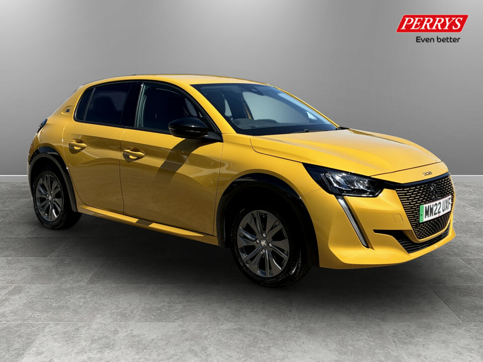 Peugeot e-208 100Kw Allure Premium 50Kwh Yellow