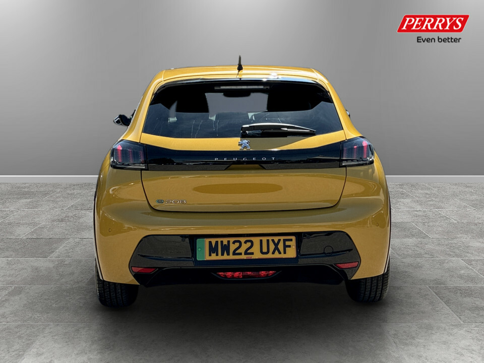 Peugeot e-208 100Kw Allure Premium 50Kwh Yellow #6
