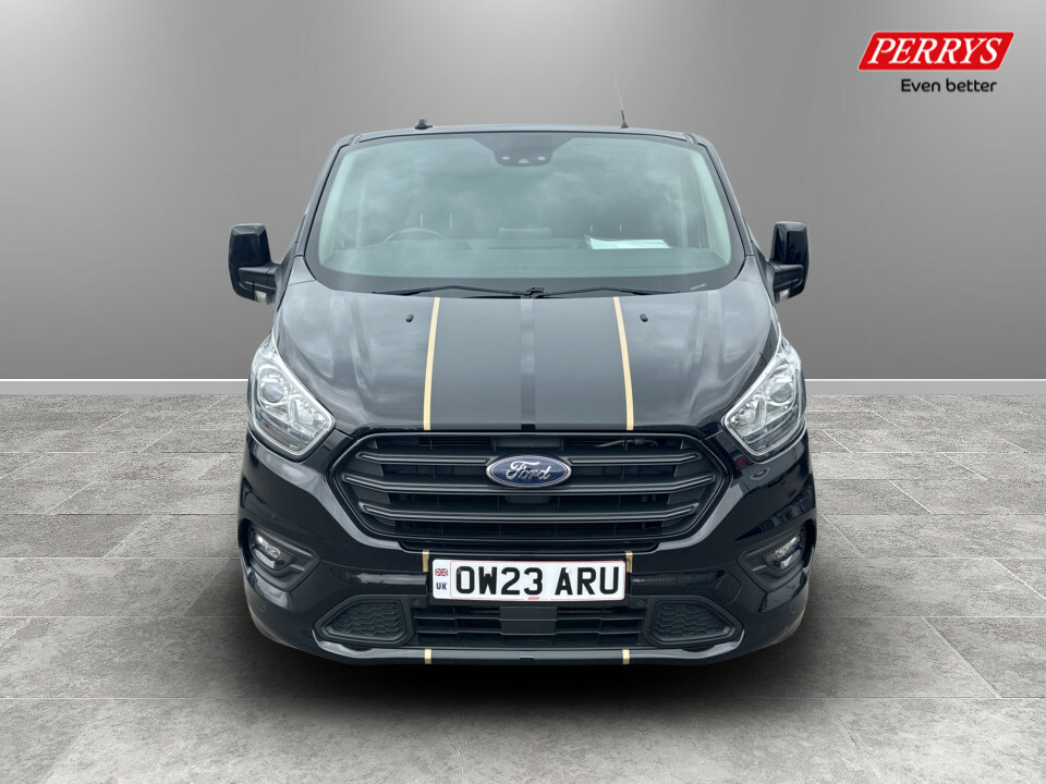 Ford Transit Custom 2.0 320 Ecoblue Sport Crew Van Double Cab Dies OW23ARU Black #2