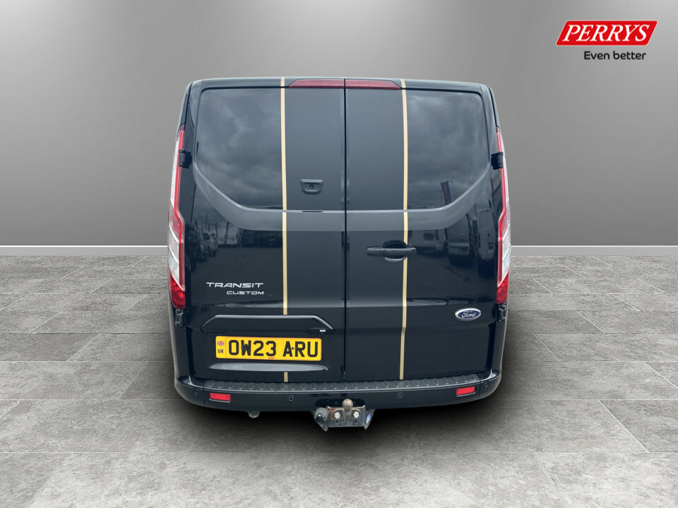 Ford Transit Custom 2.0 320 Ecoblue Sport Crew Van Double Cab Dies OW23ARU Black #6