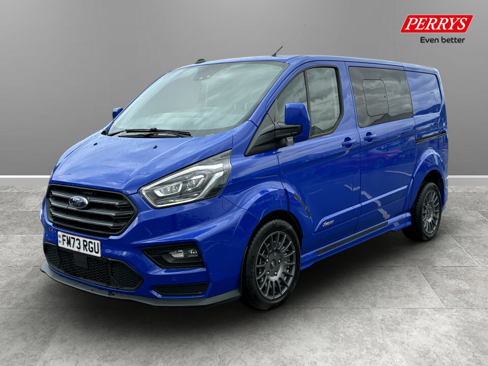 Ford Transit Custom 2.0 Ecoblue 170Ps Low Roof Dcab Limited Van FM73RGU Blue #3