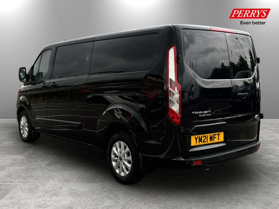 Ford Transit Custom 2.0 Ecoblue 130Ps Low Roof Limited Van YM21WFT Black #5