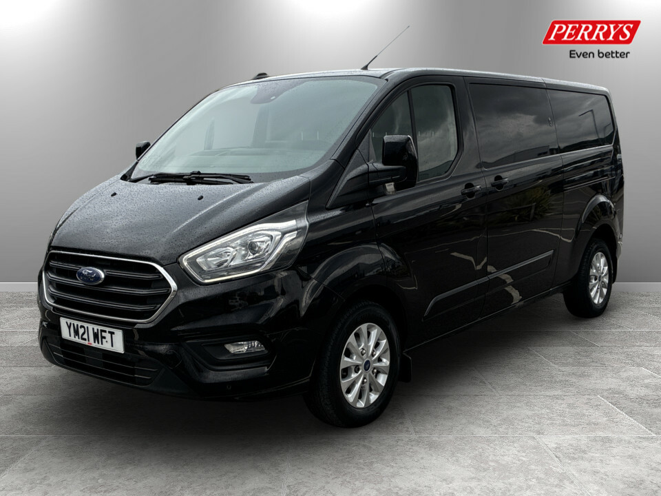 Ford Transit Custom 2.0 Ecoblue 130Ps Low Roof Limited Van YM21WFT Black #3
