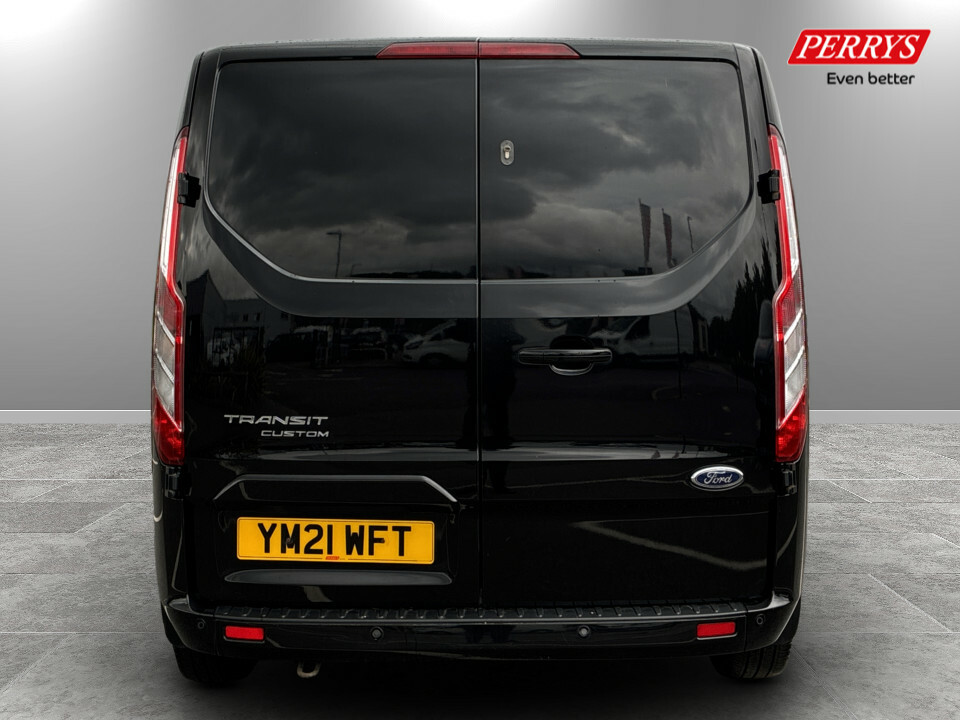 Ford Transit Custom 2.0 Ecoblue 130Ps Low Roof Limited Van YM21WFT Black #6