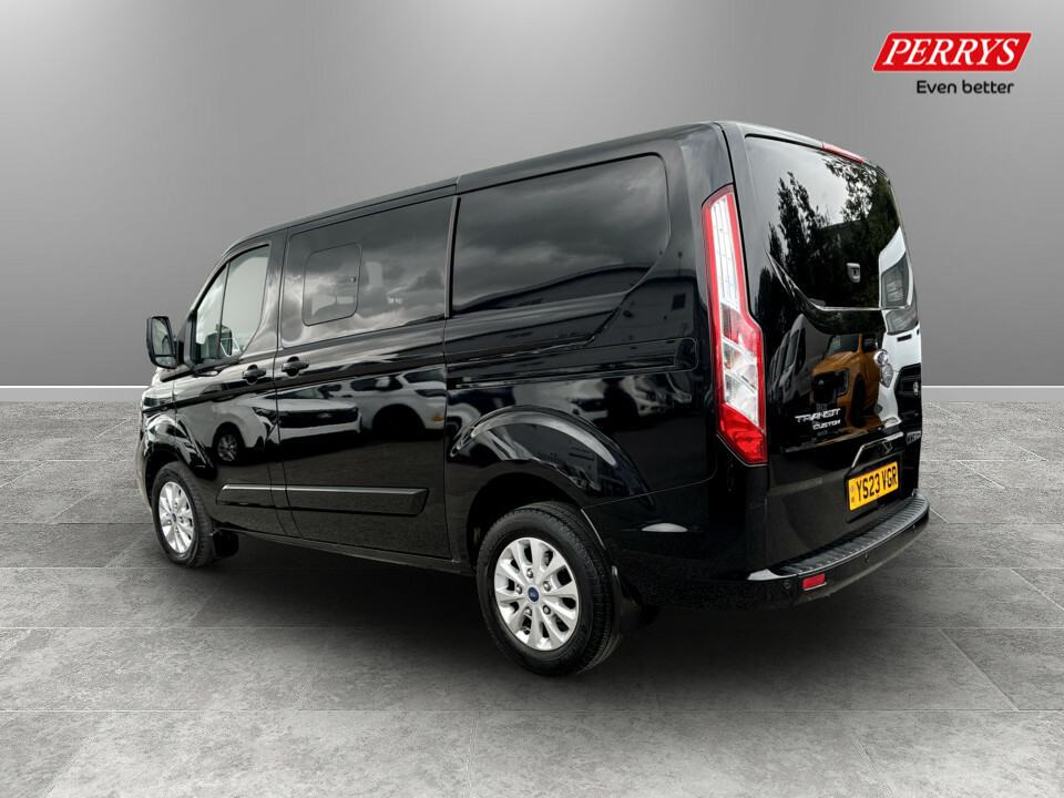 Ford Transit Custom 2.0 Ecoblue 130Ps Low Roof Dcab Limited Van YS23VGR Black #5