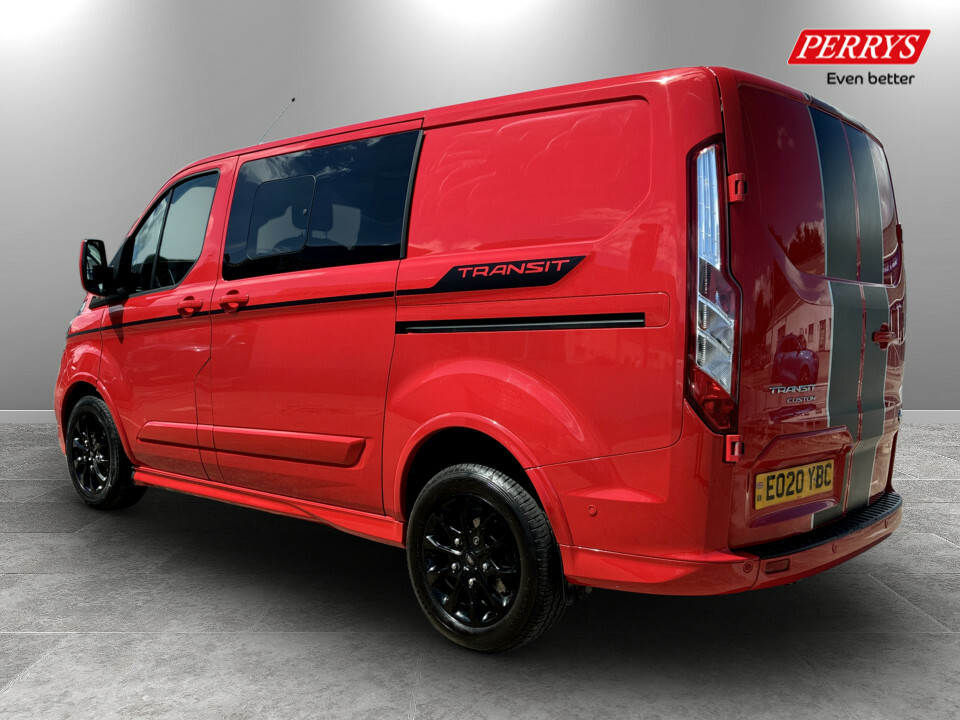 Ford Transit Custom 320 5 Seat L1 2.0 Ecoblue 185Ps Dcab Sport Van Au Red #5