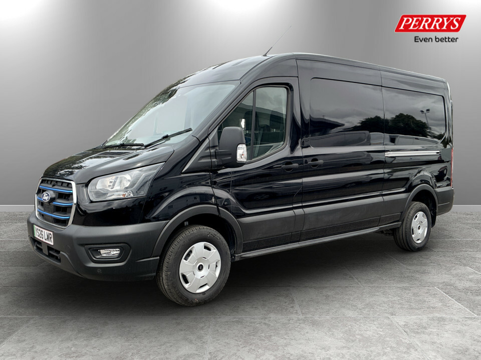 Ford Transit Custom E-tsit 350 L3 H2 Trend 65Kwh 135 YS26LWR Black #3