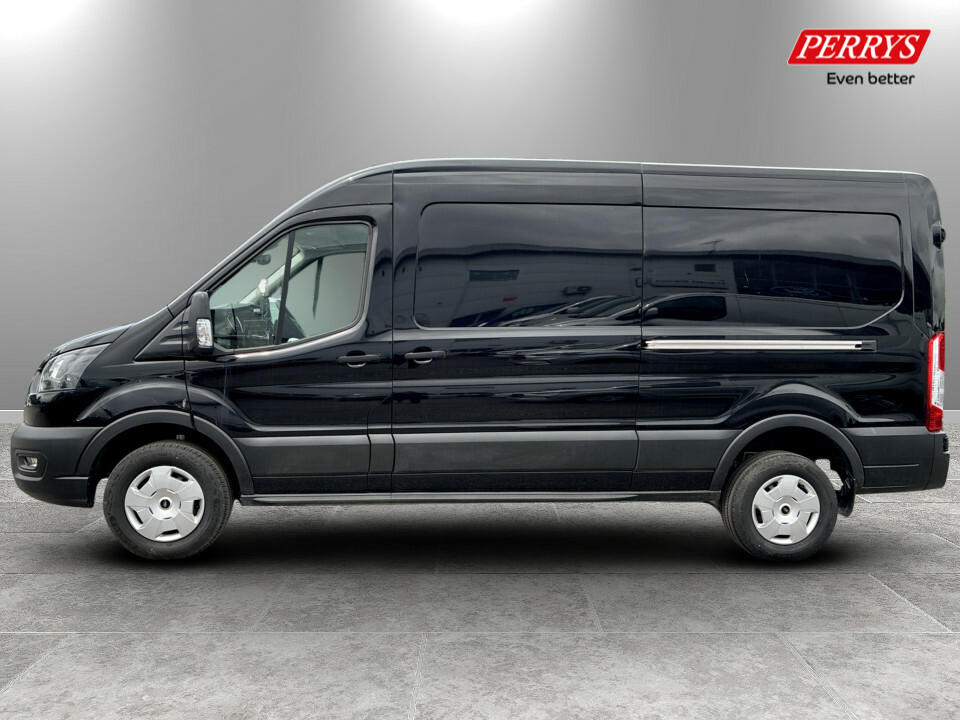 Ford Transit Custom E-tsit 350 L3 H2 Trend 65Kwh 135 YS26LWR Black #4