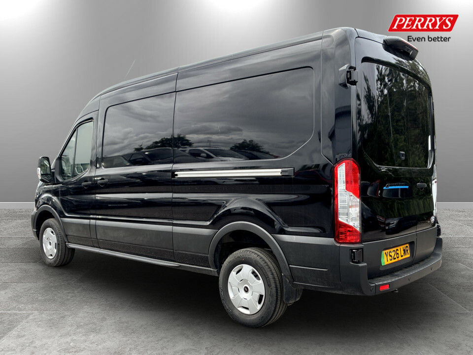 Ford Transit Custom E-tsit 350 L3 H2 Trend 65Kwh 135 YS26LWR Black #5