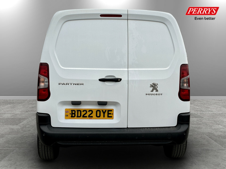 Peugeot Partner 1000 1.5 Bluehdi 100 Professional Prem Van 6 Spd White #6
