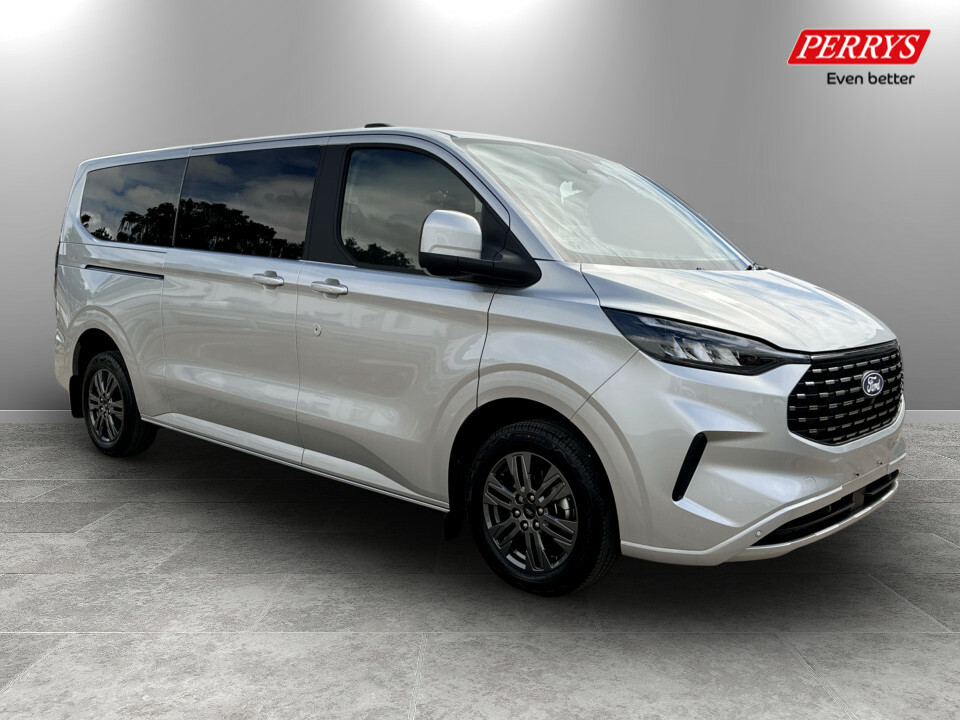 Ford Tourneo Custom Tourneo 320 L2 9 Seat Titanium Bus 170Ps Silver
