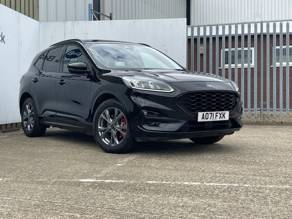 Ford Kuga 2.5 Ecoboost Duratec 14.4Kwh St-line Suv Petro AO71FXK Black #2