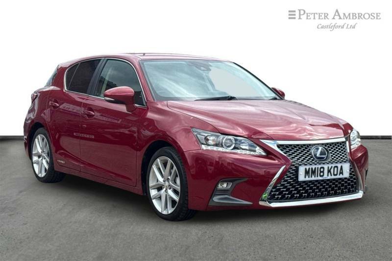 Lexus CT 200H 1.8 Luxury Cvt - 2018 18 Red