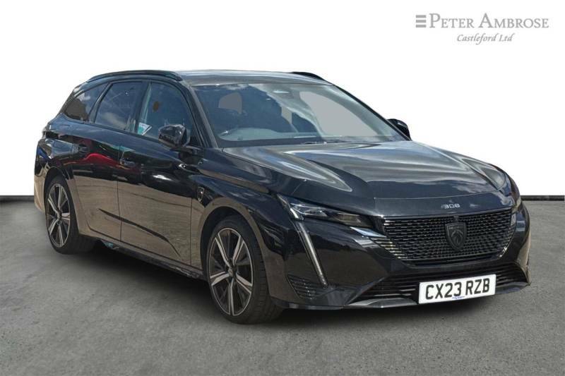 Peugeot 308 SW 1.2 Puretech Gt Premium Eat8 - 2023 23 CX23RZB Black