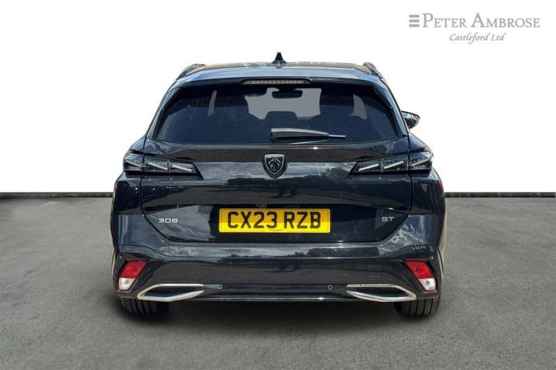 Peugeot 308 SW 1.2 Puretech Gt Premium Eat8 - 2023 23 CX23RZB Black #4